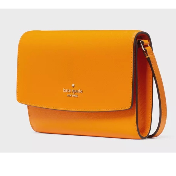 New Kate Spade Perry Leather Crossbody Turmeric Root - Picture 3 of 5